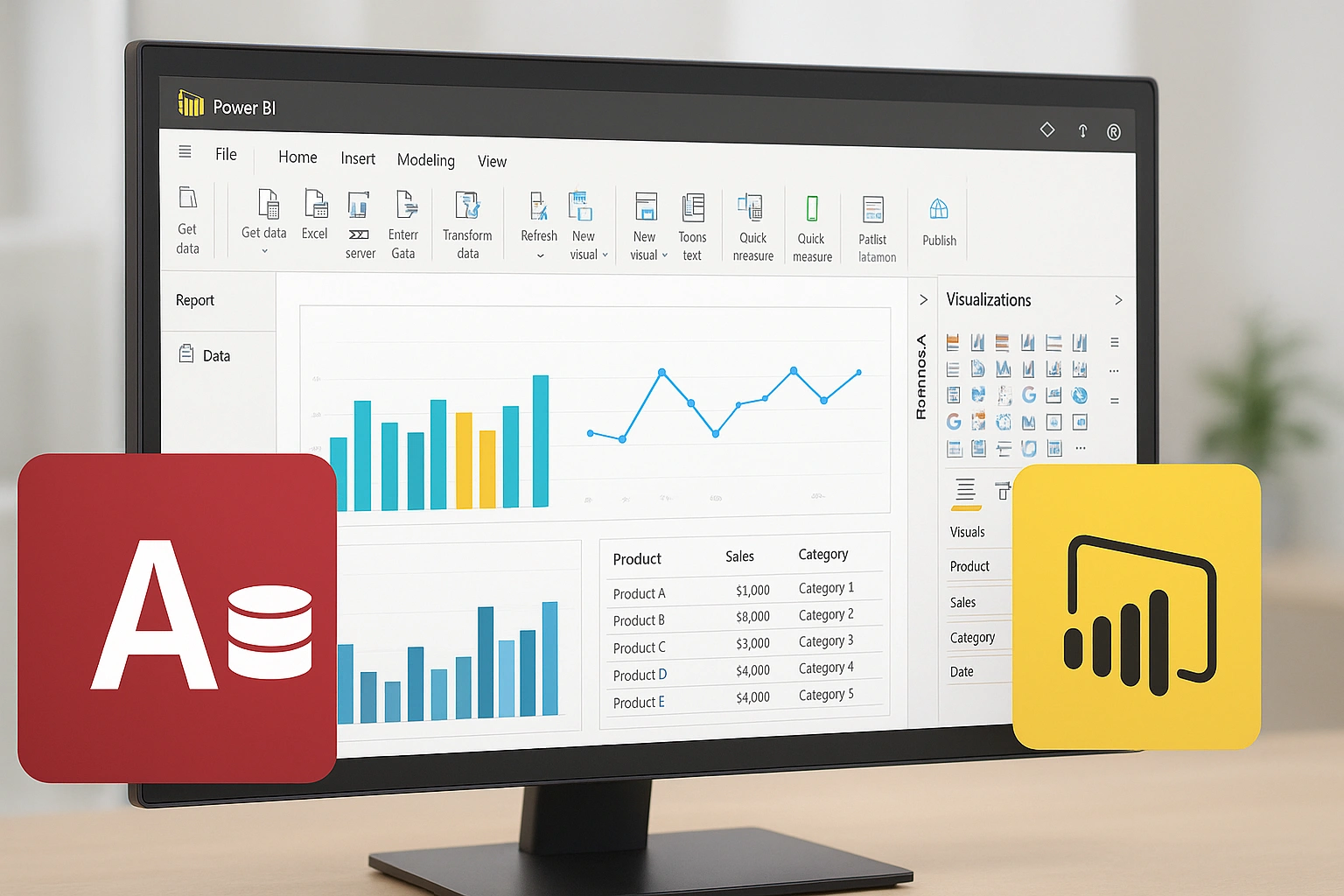 اتصال Power BI به Access