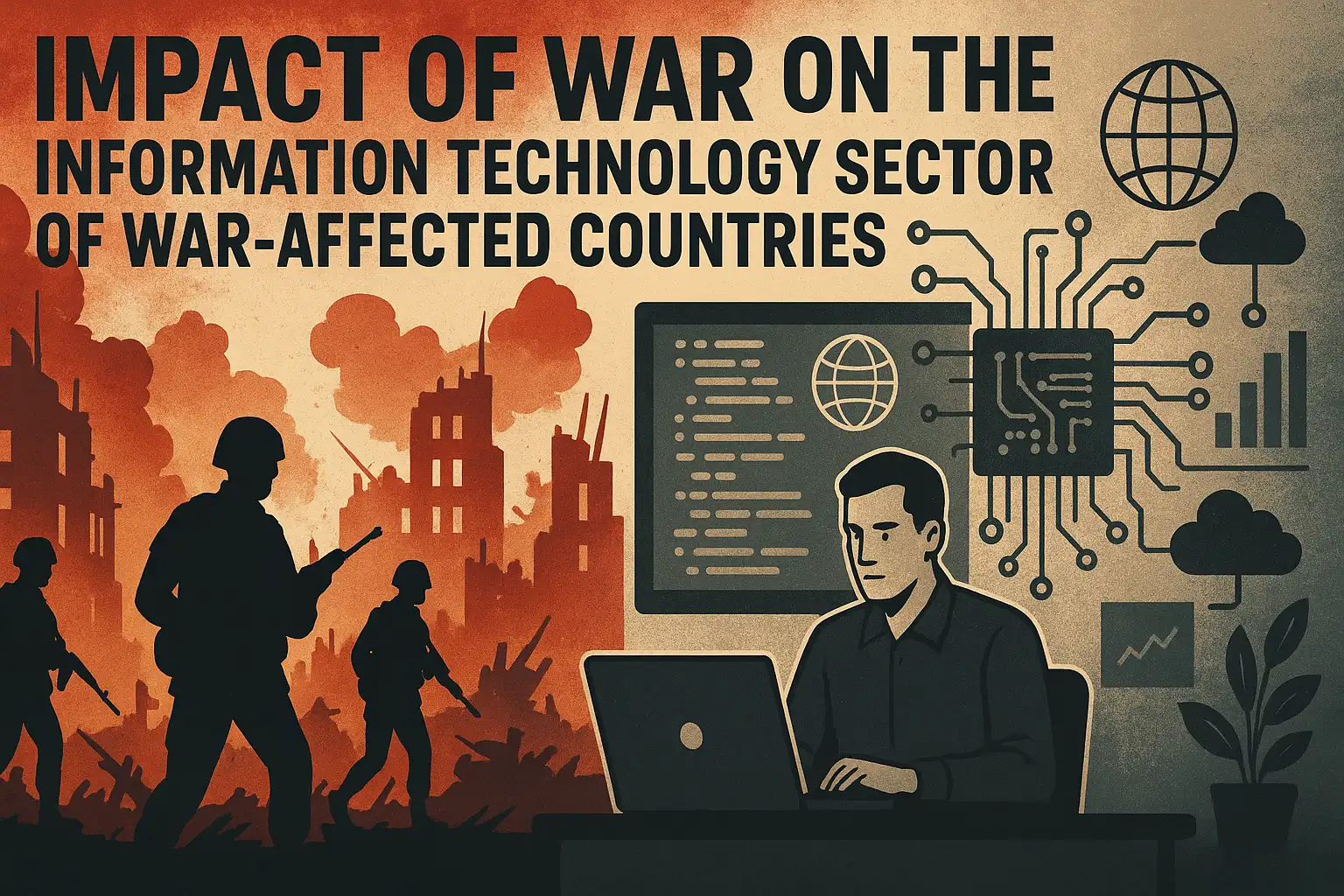 تأثیرات جنگ بر صنعت فناوری اطلاعات کشورهای درگیر
