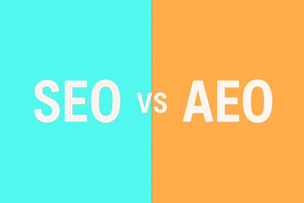 فرق AEO با SEO چیست؟