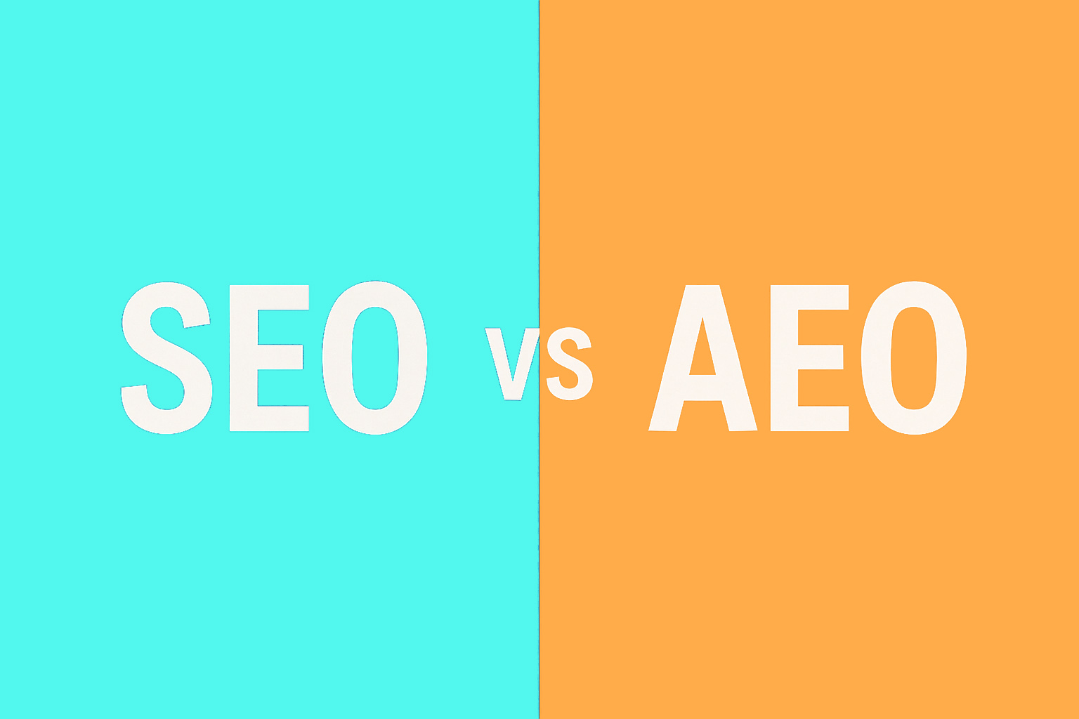 فرق AEO با SEO چیست؟