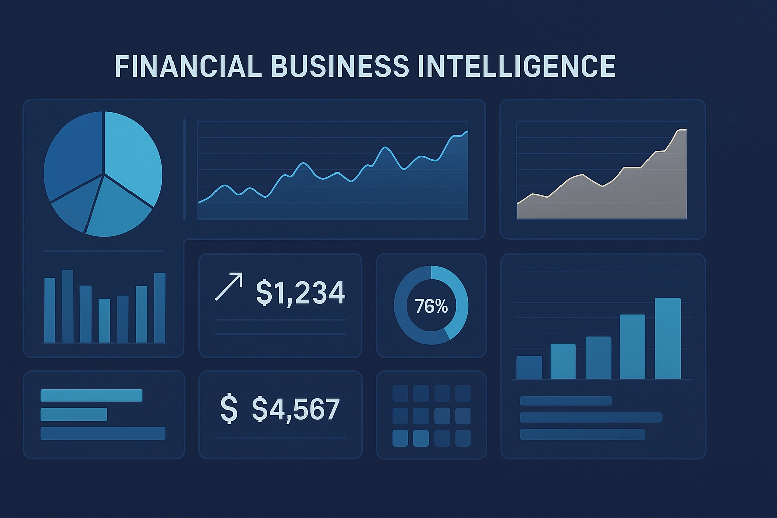 داشبورد هوش تجاری مالی