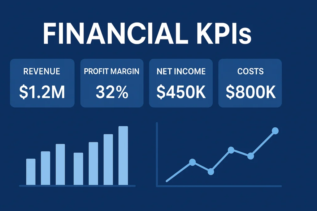 KPI های مالی برای داشبورد هوش تجاری