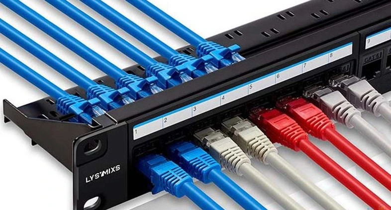 پانچ و ترمینیشن اصولی تجهیزات پسیو