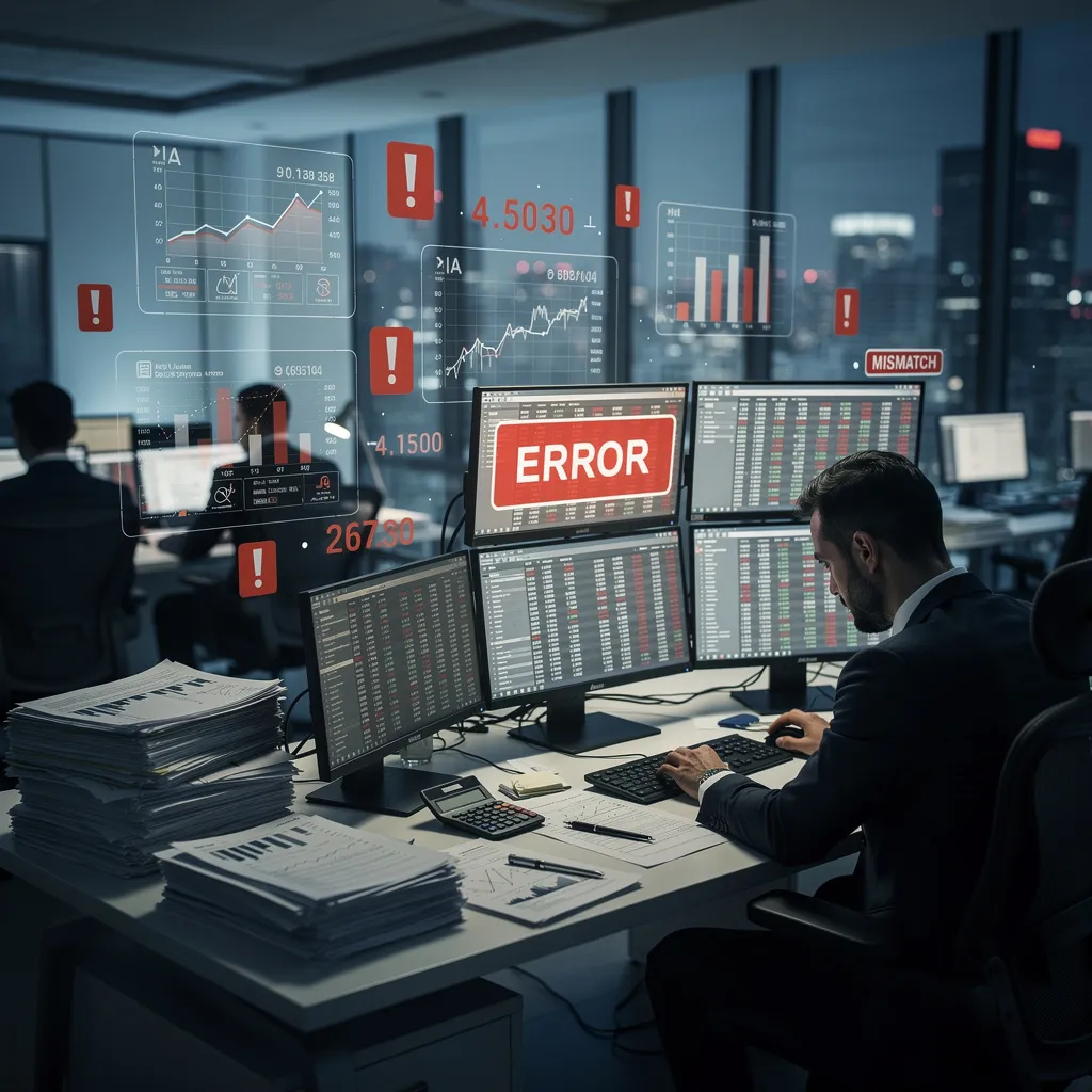 مغایرت‌گیری دستی و ریسک مالی سازمان