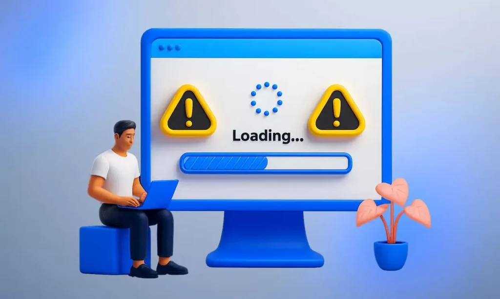 وقتی سایت بالا است اما در دسترس نیست